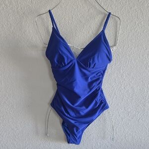 Cupshe Royal Blue One-Piece Swimsuit
